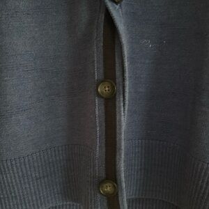 Beautiful men’s blue merino fine  wool. Size Small